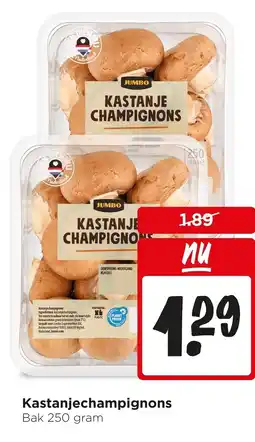 Jumbo Kastanje Champignons aanbieding