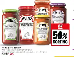 Jumbo Heinz pasta sauzen aanbieding