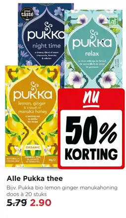Jumbo Alle Pukka thee aanbieding