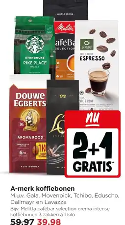 Jumbo A-merk koffiebonen aanbieding