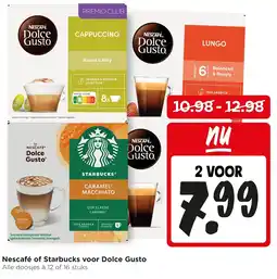 Jumbo Nescafé of Starbucks voor Dolce Gusto aanbieding