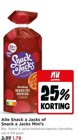Jumbo Alle Snack a Jacks of Snack a Jacks Mini's aanbieding