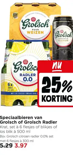 Jumbo Grolsch Puur Weizen aanbieding