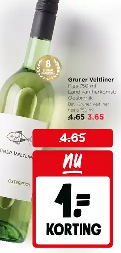 Jumbo Gruner Veltliner aanbieding