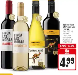Jumbo Yellow Tail of Finca Las Moras aanbieding