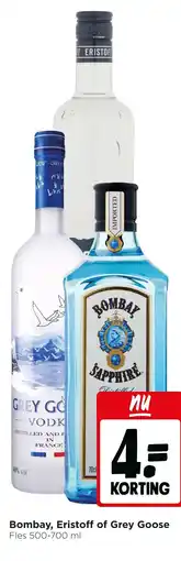 Jumbo Bombay, Eristoff of Grey Goose aanbieding