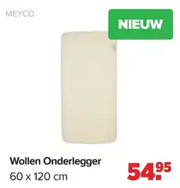 Baby-Dump MEYCO Wollen Onderlegger aanbieding