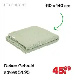 Baby-Dump Little Dutch Deken Gebreid aanbieding