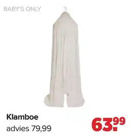 Baby-Dump Baby's only Klamboe aanbieding