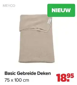 Baby-Dump MEYCO Basic Gebreide Deken aanbieding