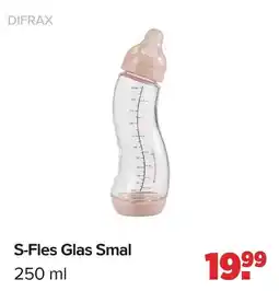 Baby-Dump DIFRAX S-Fles Glas Smal aanbieding