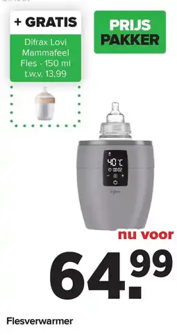 Baby-Dump Difrax Flesverwarmer aanbieding