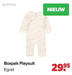 Baby-Dump Noppies Boxpak Playsuit Egret aanbieding