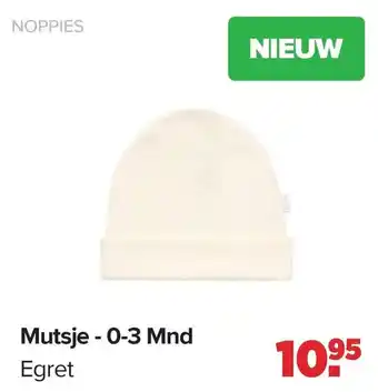 Noppies Mutsje - 0-3 Mnd Egret