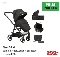 Baby-Dump Puck Fleur 3-in-1 aanbieding