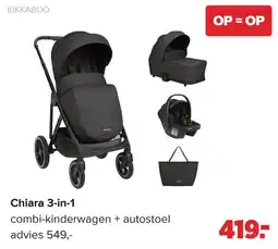 Baby-Dump Kikkaboo Chiara 3-in-1 aanbieding
