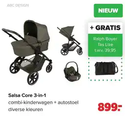 Baby-Dump ABC DESIGN Salsa Core 3-in-1 aanbieding