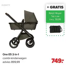 Baby-Dump DUBATTI One E5 2-in-1 combi-kinderwagen aanbieding
