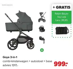 Baby-Dump Kikkaboo Goya 3-in-1 aanbieding