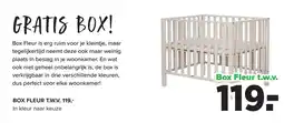 Baby-Dump Box Fleur aanbieding