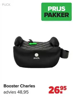 Baby-Dump puck. booster charles aanbieding