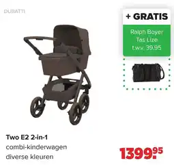 Baby-Dump DUBATTI Two E2 2-in-1 combi-kinderwagen aanbieding
