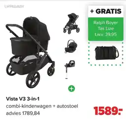 Baby-Dump Uppababy Vista V3 3-in-1 aanbieding