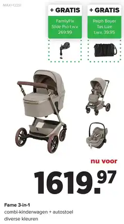 Baby-Dump Maxi-Cosi Fame 3-in-1 aanbieding