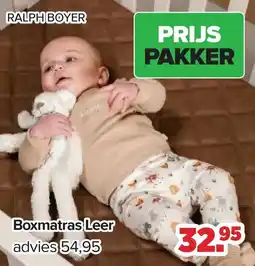 Baby-Dump Ralph Boyer Boxmatras Leer aanbieding