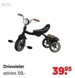 Baby-Dump Puck driewieler aanbieding