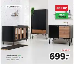 Baby-Dump TWF Retro Black - Baby aanbieding