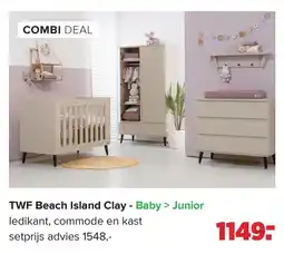 Baby-Dump TWF Clay Beach Island aanbieding