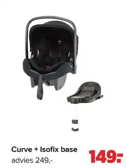 Baby-Dump Curve + Isofix base aanbieding