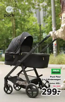 Baby-Dump puck. Puck Fleur 3-in-1 Kinderwagen aanbieding