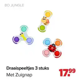 Baby-Dump bo jungle draaispeeltjes 3 stuks aanbieding