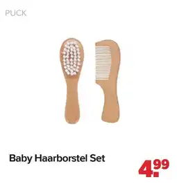 Baby-Dump Puck baby haarborstel set aanbieding