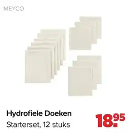 Baby-Dump Meyco Hydrofiele Doeken aanbieding