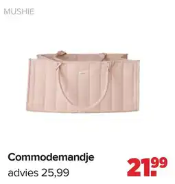 Baby-Dump Mushie commodemandje aanbieding