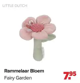 Baby-Dump Little Dutch Rammelaar Bloem aanbieding