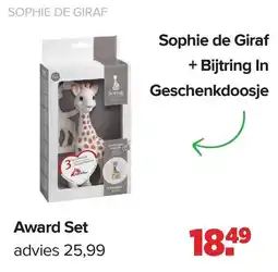 Baby-Dump sophie de giraf award set aanbieding