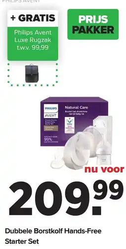 Baby-Dump Philips Avent Dubbele Borstkolf Hands-Free Starter Set aanbieding
