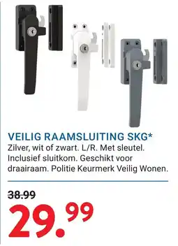 Kluswijs VEILIG RAAMSLUITING SKG* aanbieding