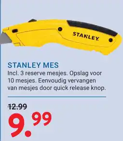 Kluswijs STANLEY MES aanbieding