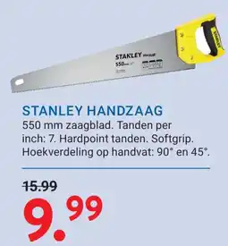 Kluswijs stanley handzaag aanbieding