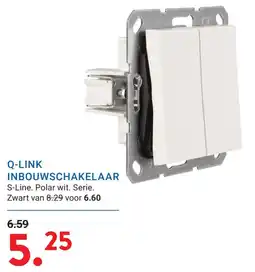 Kluswijs Q-LINK INBOUWSCHAKELAAR aanbieding