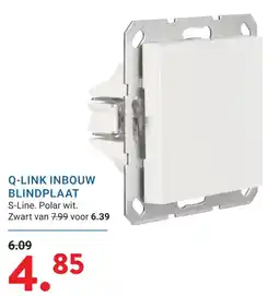 Kluswijs Q-LINK INBOUW BLINDPLAAT aanbieding