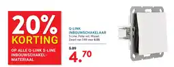Kluswijs Q-link inbouwschakelaar aanbieding