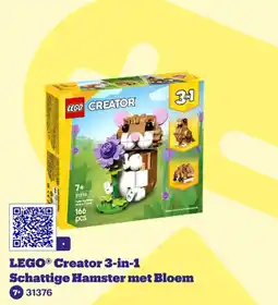 Bol.com LEGO Creator 3-in-1 Schattige Hamster met Bloem aanbieding