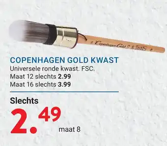 Copenhagen Gold kwast