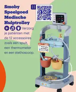 Bol.com Smoby Speelgoed Medische Hulptrolley aanbieding